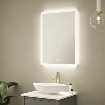 Luxury Illuminated LED Mirror Touch Sensor Dimmable