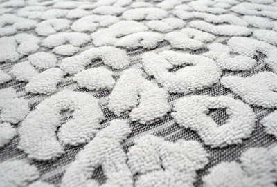 Luxury Jacquard Leopard Bath Sheet - Monochrome - 7