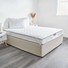 Luxury Mattress Topper Soft Touch Protector Pinsonic Bed Cover
