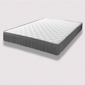 Luxury Memory Fibre Mattress Quilted Spring System Deep Comfort
