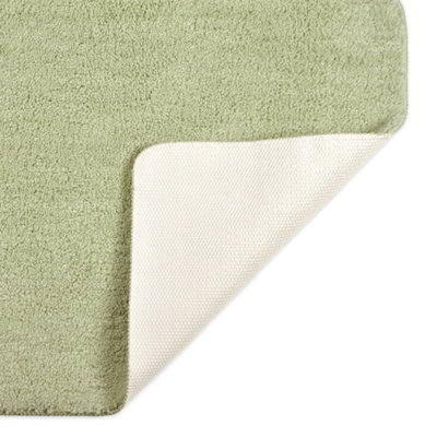 Luxury Microfibre Bath Mat Non-Slip - Sage Green - 3