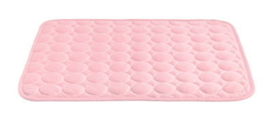 Luxury Pet Dog Cooling Gel Pad Cool Mat Bed Pillow Cushion Mattress Heat Relief - Pink - Small Price Comparisons | Compare The Build