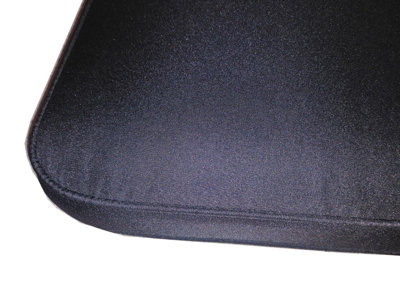 Luxury Piped Waterproof Seat Pads - Triple Black Cushion - Outdoor Cushion for Garden Furniture - 5