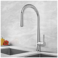 Luxury Pull Out Spout Single Lever Kitchen Sink Mixer