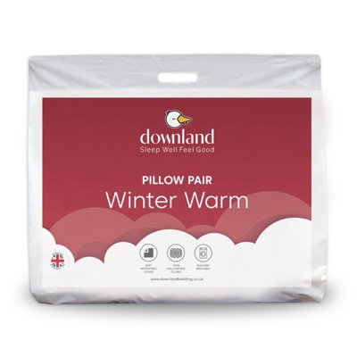 Luxury Quilted Pillows Filled Plump 2 Pack Hotel Quality Soft Bounce Back Pillow