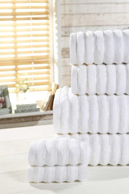 Luxury Ribbed 6 Piece Towel Bales