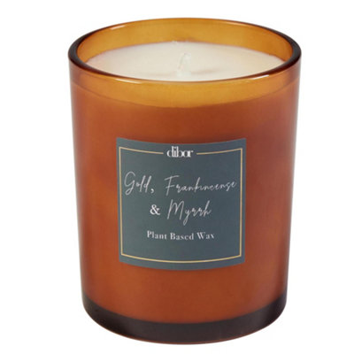 Luxury Scented Candle Gold, Frankincense & Myrrh Home Fragrance Table Candle 20cl