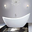 Luxury Slipper 1750 x 730 x 850mm Freestanding White Bath