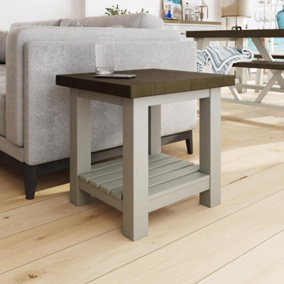 Luxury Solid Reclaimed Pine Lamp/Bedside Table