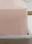 Luxury Super Soft Percale Plain 16" Deep Fitted Sheet Double Blush Fitted Sheet