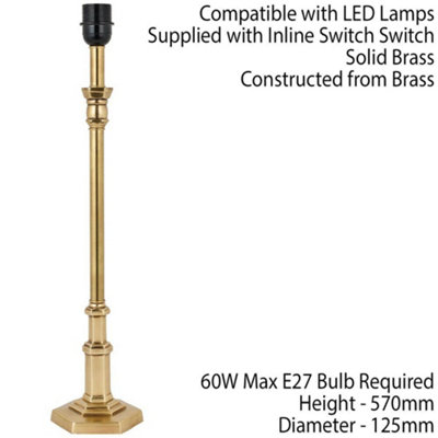 Brass lamp holder sale b&q