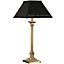 Luxury Traditional Table Lamp Light Solid Brass BASE STEM Premium Bulb Holder