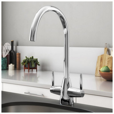 Luxury Two Handle Kitchen Sink Mixer