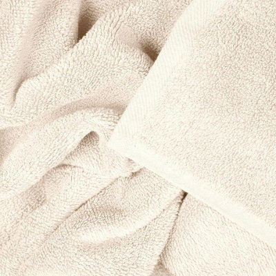 Luxury Zero Twist Egyptian Cotton 4 Pack Face Cloths - Cream