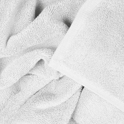 Luxury Zero Twist Egyptian Cotton Bath Towel - White