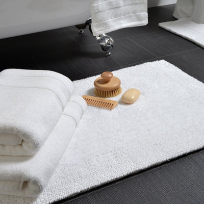 Luxury Zero Twist Egyptian Cotton Bath Towel - White - 3