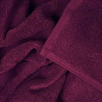 Luxury Zero Twist Egyptian Cotton Hand Towel - Beetroot