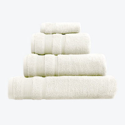 Luxury Zero Twist Egyptian Cotton Hand Towel - Cream