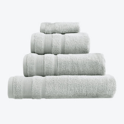 Luxury Zero Twist Egyptian Cotton Hand Towel - Dove Grey