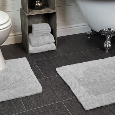 Luxury Zero Twist Egyptian Cotton Hand Towel - Dove Grey - 6