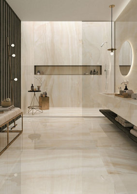 Luxus Onyks Natural 600x600mm Porcelain Floor Tile