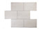 Luzia Porcelain Slabs - Cloud White Contemporary Outdoor Tiles - 600 x 900 x 20mm - 40 pack ( 21.6 m2 )