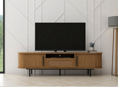 LV55 Light Oak TV Cabinet Engineered Wood