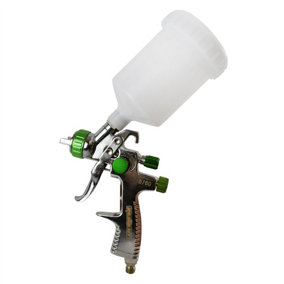 LVLP Gravity Feed Air Spray Paint Gun With 1.4mm Nozzle 600ml Cup Capacity
