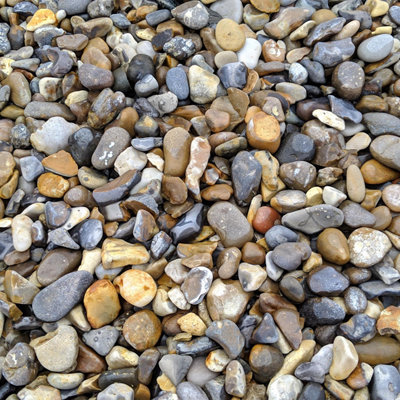 Lydd Pebbles 20mm Rounded Decorative Garden Aggregates Borders Paths Driveways Yards Landscaping 800kg