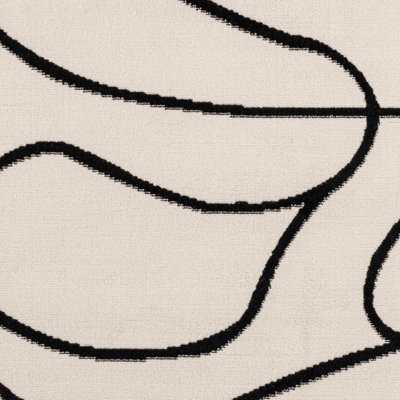 LYLOU Scandi Modern Beige Area Rug 80 x 150 cm