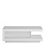 Lyon Designer coffee table in White and High Gloss