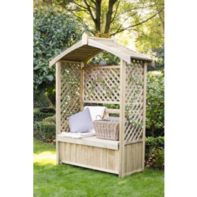 Lyon Wooden Garden Arbour with Storage
