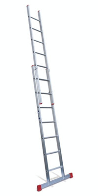 Lyte EN131-2 Non-Professional 2 Section Extension Ladder 2x7 Rung