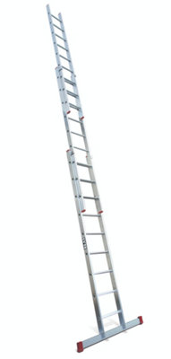 Lyte EN131-2 Non-Professional 3 Section Extension Ladder 3x9 Rung