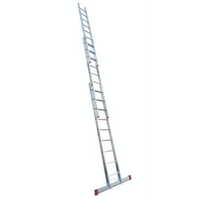 Lyte EN131-2 Non-Professional 3 Section Extension Ladder 3x9 Rung