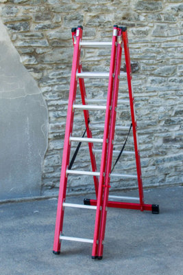 Lyte Glassfibre Combination Ladder 7 Rung