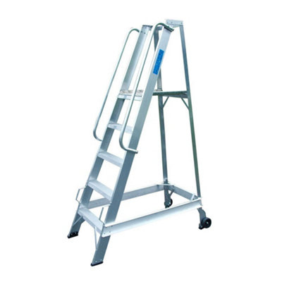 Lyte Non-Folding Warehouse 5 Tread Platform Steps Range