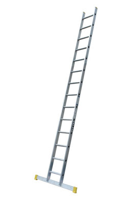 Lyte Single Section Ladder 1x15 Rung Tested & Conforms to EN-131-2