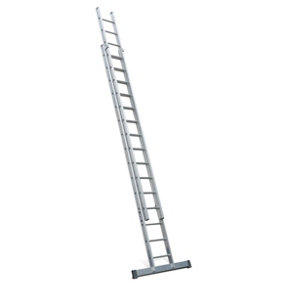 LytePro+ EN131-2 Professional Industrial 2 Section Extension Ladder 2x14 Rung