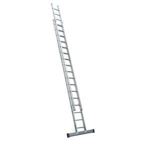 LytePro+ EN131-2 Professional Industrial 2 Section Extension Ladder 2x15 Rung