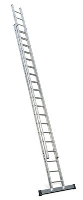 LytePro+ EN131-2 Professional Industrial 2 Section Extension Ladder ...