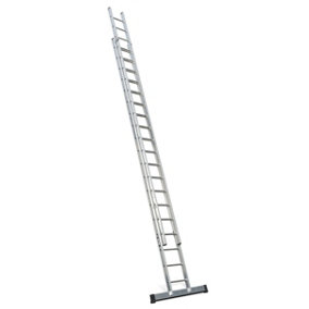 LytePro+ EN131-2 Professional Industrial 2 Section Extension Ladder 2x17 Rung