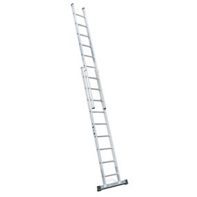 LytePro+ EN131-2 Professional Industrial 2 Section Extension Ladder 2x8 Rung