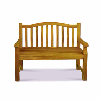 Lytham 2 Seater Bench - Timber - L65 x W96 x H120 cm
