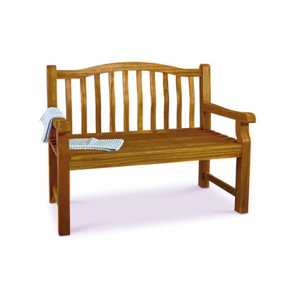 Lytham 2 Seater Bench - Timber - L65 x W96 x H120 cm - 4