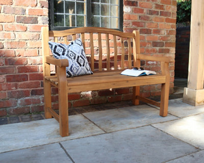 LYTHAM Two Seater Acacia Bench