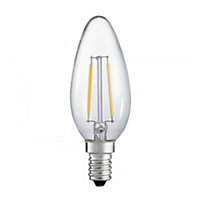 Lyveco 4 Filament LED SES Candle Bulb Clear (One Size)