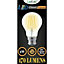 Lyveco BC Clear LED 4 Filament 470 Lumens GLS 2700K Round Light Bulb Transparent (One Size)