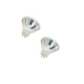 Lyvia MR11 Halogen Reflector Bulbs (Pack Of 2) Clear (12V 35W)