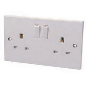 Lyvia Switched Socket (Pack of 5) White (One Size)